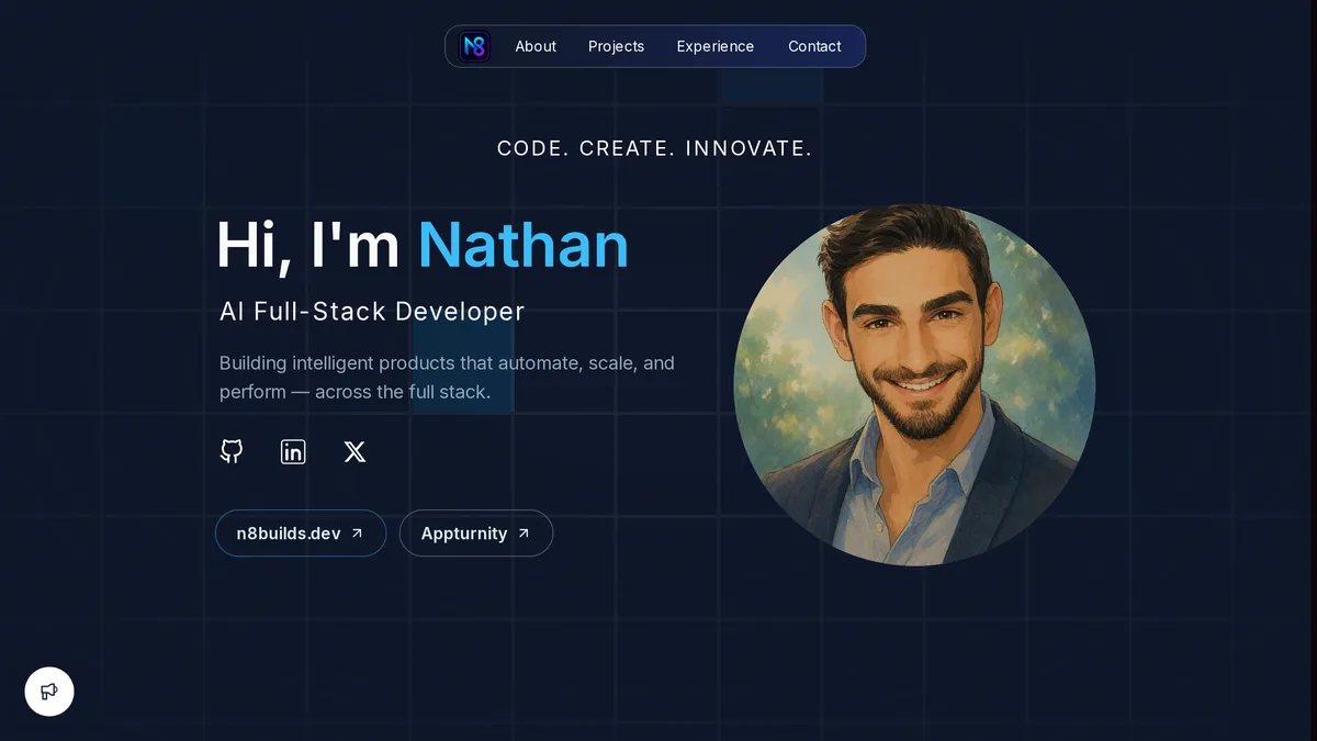 Need a developer? — site preview